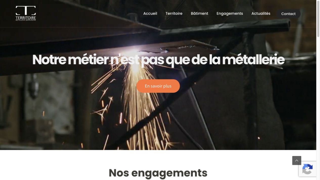 Capture du site de Territoire